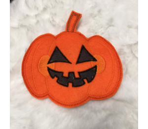 Stickdatei ITH - Halloween Laterne Kürbis inkl. Süßigkeitenverstecker